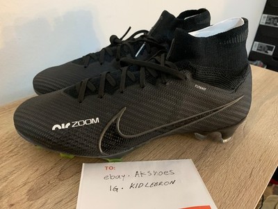 NEW Nike Mercurial Superfly 9 Elite FG Black Grey DJ4977-001 Mens 6 womens 7.5