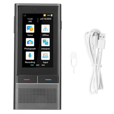 Language Translator WIFI 2 Way Voice Translator 1GB 16GB 2.8in Color Touch S SAL