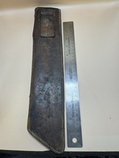 Vintage Leather Machete Scabbard/Holder Military Style Field Gear c.1930s-1950s