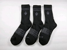 Bombas Original Stripe Crew Socks Lot Of 3 Pairs Size M