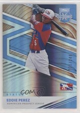 2020 Elite Extra Edition Dominican Prospect League Status Blue Eddie Perez 4z8