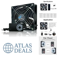 Dual Ball Bearing 120mm Axial Fan - 3.3W, Adjustable Speed Cooling Solution
