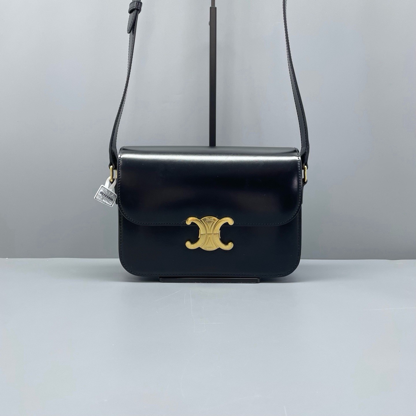 Authentic Celine Triomphe Medium Shoulder Bag – B… - image 1