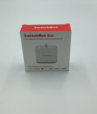 SwitchBot Bot Wireless Smart Switch Button Pusher Home Automation Alexa White