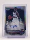 DARRYN PETERSON 2025-26 BOWMAN CHROME U REFRACTOR 1ST ROOKIE AUTO /499 Q0848