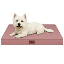 Outdoor Dog Bed for Small Dogs  Cats, Waterproof Dog Crate Mat Orthopedic Eg...