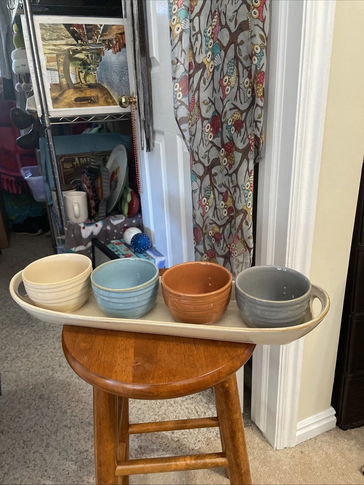 Bico Stoneware 5 Piece Serving Set - Image 2 of 4