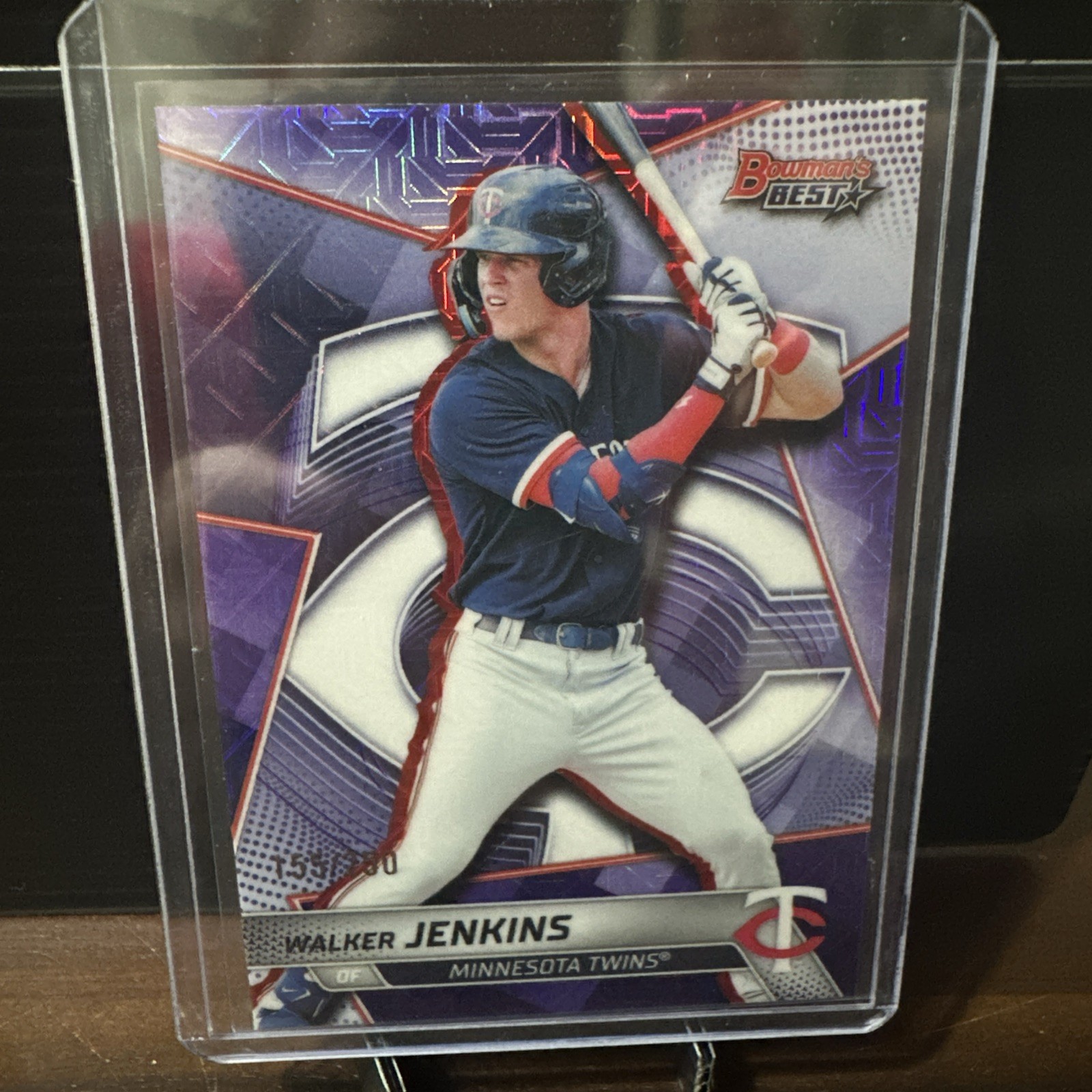 2025 Bowman's Best - TopProspects Walker Jenkins #TP-7 PurpleMojoRefractor /250 