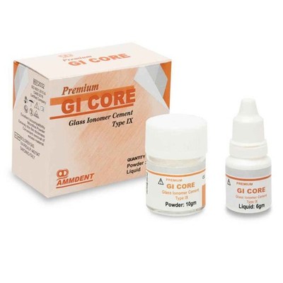 Ammdent GI Core Type IX Glass Ionomer Cement for Restoration Same GC 9, IX Extra
