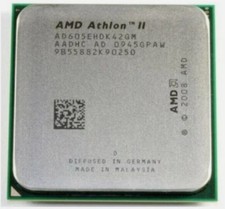AMD Athlon II X4 605e Socket AM3 CPU Processor 2.3GHz 4-Core 45W AD605EHDK42GM