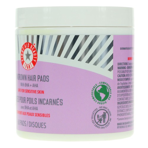 First Aid Beauty Eingewachsene Haarpads mit BHA & AHA 60 ct - Bild 2 von 8
