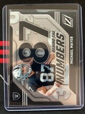 Michael Mayer 2023 Panini Zenith Football Behind The Numbers #21 Rookie Raiders