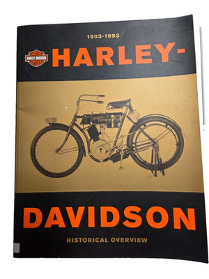 CO  Harley Davidson Motorcycle Book Historical Overview 1903-1993