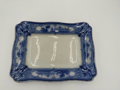 English Flow Blue F. & Sons Ford & Sons VERONA Rectangular Serving Platter