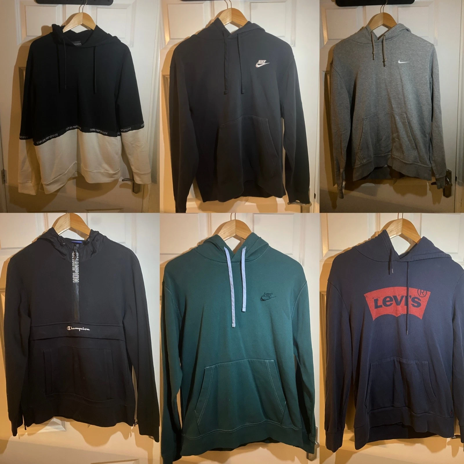 Mens Hoodie Bundle Medium Designer Branded Nike Levi Armani Champion
Opens in a new window or tab