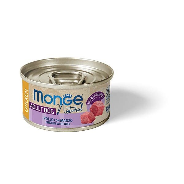 Monge Adult Pollo con Manzo per Cani 95gr - 95 g, Singola - Immagine 3