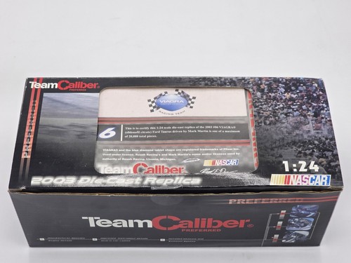 2003 MARK MARTIN #6 VIAGRA 1:24 SCALE TEAM CALIBER PREFERRED NASCAR DIECAST - Picture 9 of 13