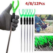 Fishing Rod Holder Durable Ultra-short Fishing Rod Bracket Fixed Ground Insert