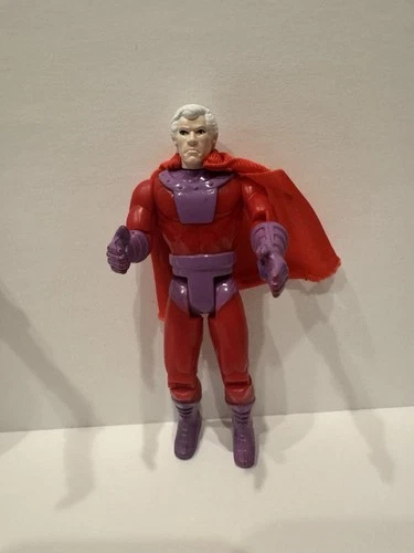 Vintage 1991 ToyBiz X-Men Magneto Action Figure (Loose) With Cape