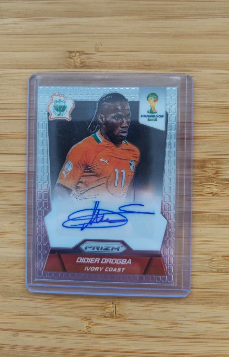 2014 Panini World Cup Prizm #S-DO Didier Drogba Auto Ivory Coast Free shipping