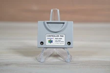 N64 Controller Pak NUS-004 OEM Official Nintendo 64 Memory Card - Tested CLEAN