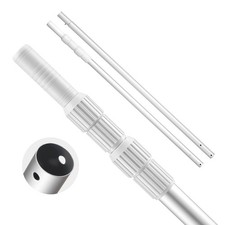 Uimoso Telescopic Aluminum Pool Pole, Adjustable Length 3.4 to 12 ft,Twist Lock