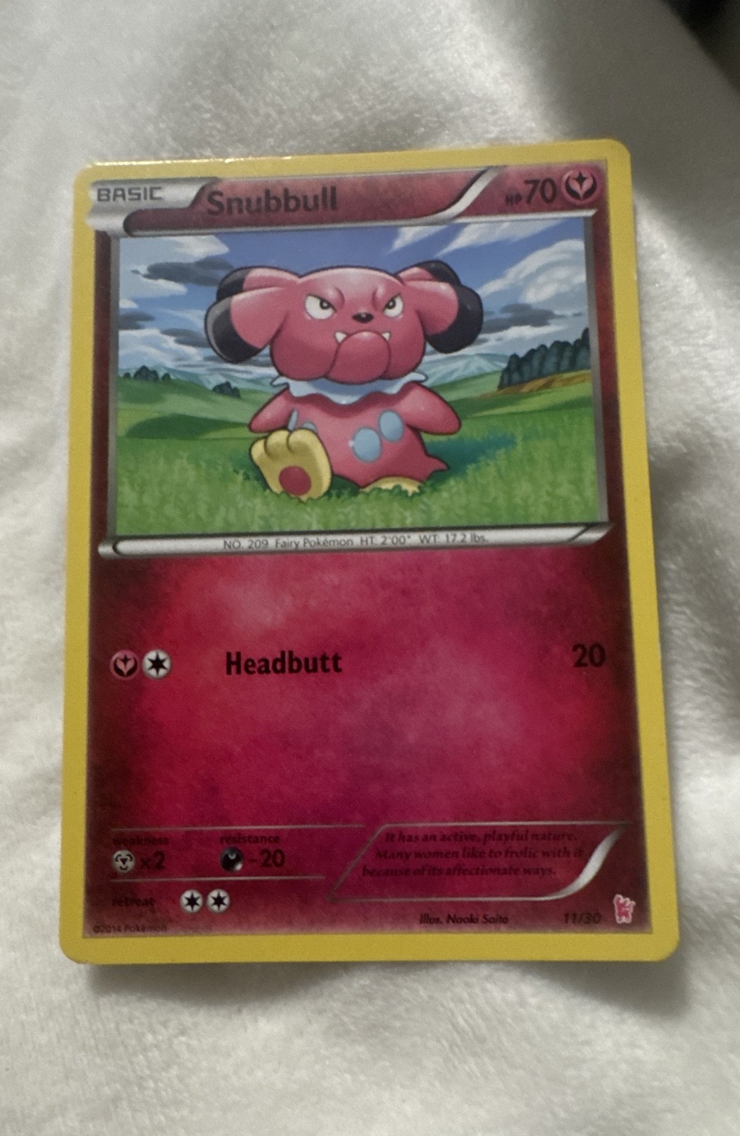 Snubbull (#11) 11/30 XY Trainer Kit: Sylveon & Noivern Regular