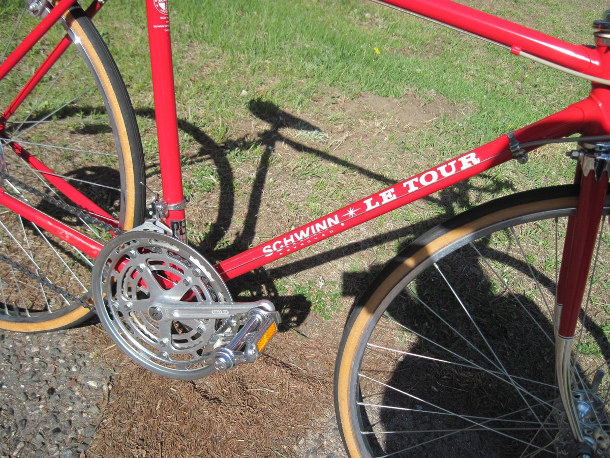 Vtg 1975 SPECTACULAR Schwinn RED Le Tour COLLECTORS Bike 21 Vtg 1975 SPECTACULAR Schwinn RED Le Tour COLLECTORS Bike 21
