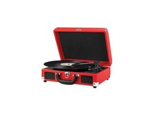 INNOVATIVE ITVS-550BT RD Bluetooth R Suitcase Turntables Red/Black