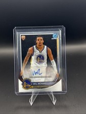 2025-26 Bowman Chrome Will Richard Auto Rookie RC Warriors 