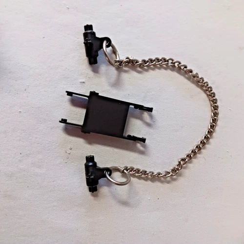 VTG 90s DX Titanus carrier Zord Chain + Sled piece Ultrazord MMPR Power Rangers