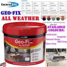 Geo-Fix All Weather Ready Mixed Jointing Patio Paving Compound Grout Colour 14kg