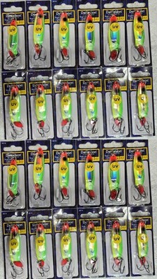 24 Pack, Danielson Skagit Spoon 5/8oz Hothead Clown SKR-58HC, NEW