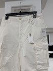 Good American Women’s Cargo White Pants Size 4/27 Baggy Fit — photo 3