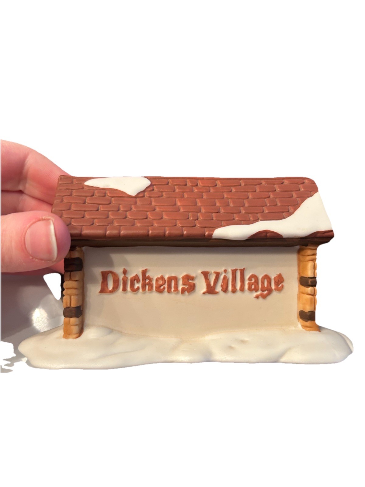 Dept 56 Dickens Village Sign 6569-2 Heritage Village Collection No Box