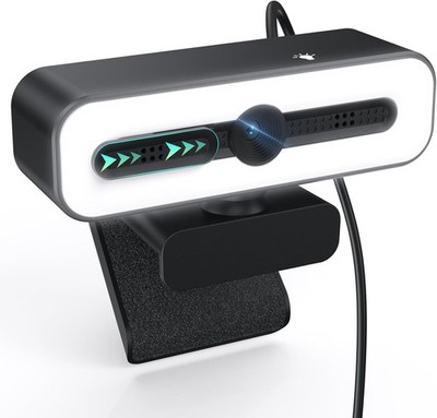 Webcam 1080P Full HD Webkamera USB mit Mikrofon für PC Laptop Desktop Plug Play
