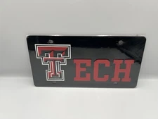 Texas Tech University Red Raiders Premium Laser Cut Tag License Plate Stockdale