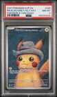 2023 POKEMON SVP EN-SV BLACK STAR PROMO #085 PIKACHU WITH GREY FELT HAT PSA 8