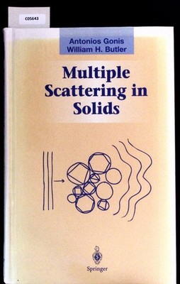 Multiple Scattering in Solids. Gonis, Antonios: