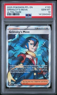 2025 Pokemon Phantasmal Flames # 120 Grimsley's Move Ultra Rare
