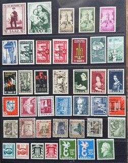 SARRE SAAR 1920 1950 collection Sammlung neufs sans ch★★ Volkshilfe Germania JO
