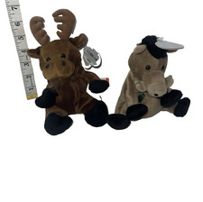 1999 Coca Cola Lot of 2 Wild Boar Gourmand Canada Italy Stuffies Plush Inter