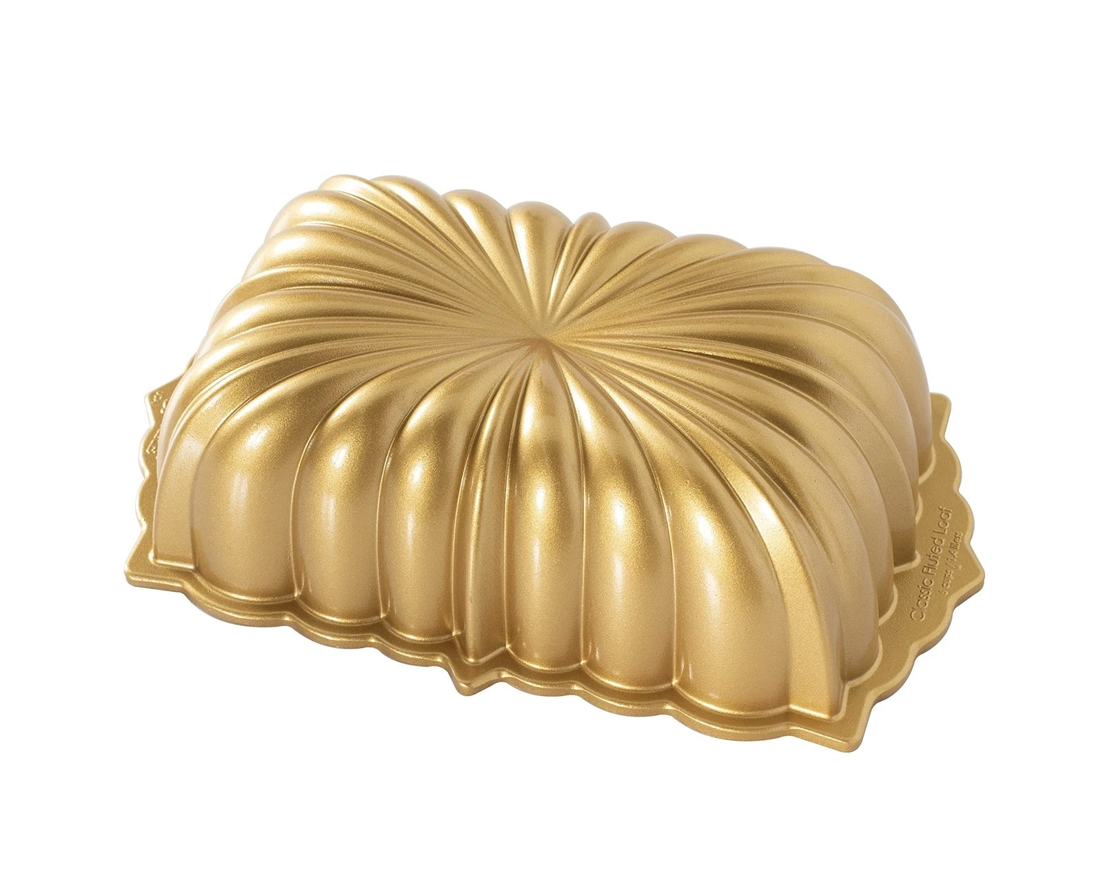 Nordic Ware Classic Fluted Loaf Pan, 6 Cup, Gold BAKING_PAN