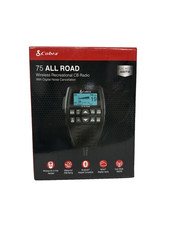 Cobra 75 All Road Wireless CB Radio Dual-Mode AM/FM Bluetooth NOAA IP66 New