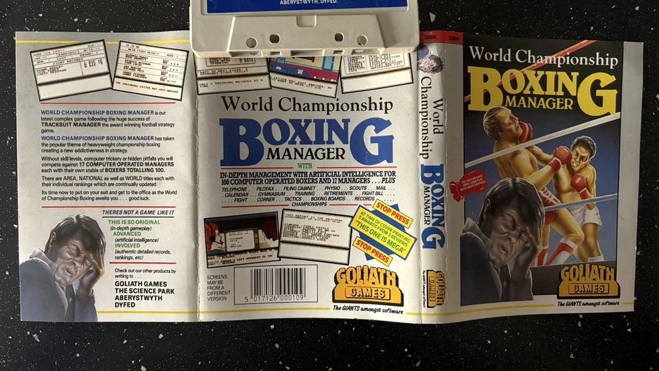 World Championship Boxing Manager - Goliath Games - Commodore 64 C64 - Tested - Image 3 of 4