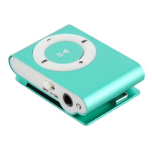 ⊹Mini Reproductor MP3 USB Mini Clip MP3 Impermeable Deporte Compacto Metal Mp3 Música - Imagen 18 de 22