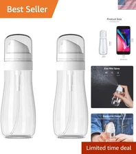 BPA-Free Portable Spray Bottles for Hair and Face - Ideal Travel Essentials
