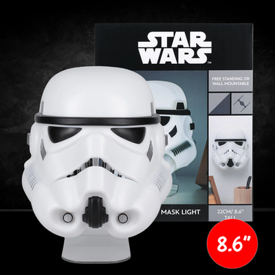 Star Wars Stormtrooper Mask Light - Wall Mountable LED Galactic