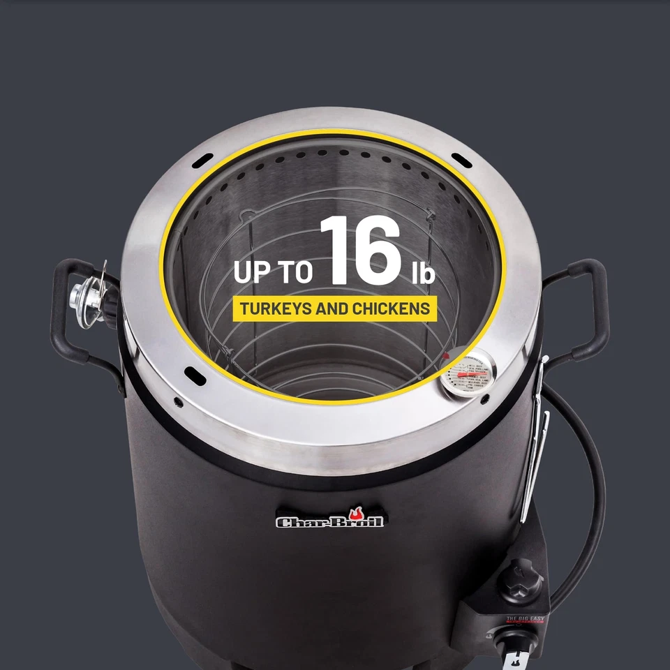 Freidora de pavo Big Easy sin aceite 16 libras de capacidad TRU tecnología de cocción infrarroja Foto 4 de 4