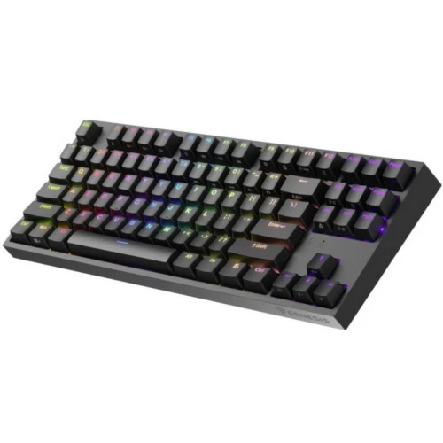 Genesis Thor 404 TKL Black RGB Mechanical Keyboard Gateron Yellow Pro USB